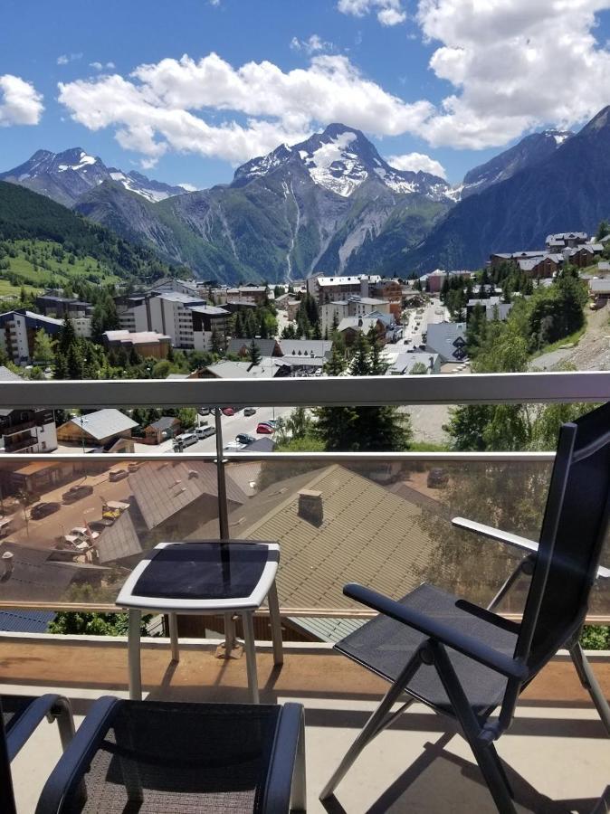 Magnifique Vue Centre Station Daire Les Deux Alpes Dış mekan fotoğraf
